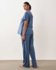 ASOS Maternity ASOS DESIGN Maternity mix & match cotton pajama pants in denim blue - 4