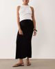 ASOS Maternity ASOS DESIGN Maternity modal slinky column midaxi skirt in black - 2
