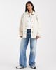 ASOS Maternity ASOS DESIGN Maternity oversized cotton Harrington jacket in oatmeal-Neutral - 2