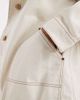 ASOS Maternity ASOS DESIGN Maternity oversized cotton Harrington jacket in oatmeal-Neutral - 3