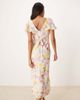 ASOS Maternity ASOS DESIGN Maternity seam detail midi tea dress in pastel floral print-Multi - 3