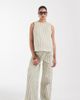ASOS Maternity ASOS DESIGN Maternity seersucker volume pants in stripes - part of a set-Multi - 1