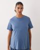 ASOS Maternity ASOS DESIGN Maternity side split pajama tee in denim blue - 1