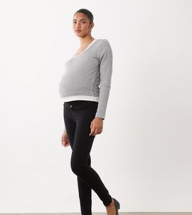 ASOS Maternity ASOS DESIGN Maternity skinny jeans in black