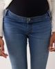 ASOS Maternity ASOS DESIGN Maternity skinny jeans in midwash blue - 4