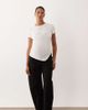ASOS Maternity ASOS DESIGN Maternity slim barrel leg jeans in black - 1