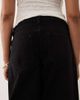 ASOS Maternity ASOS DESIGN Maternity slim barrel leg jeans in black - 4