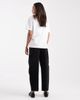 ASOS Maternity ASOS DESIGN Maternity slim barrel leg jeans in washed black - 3