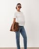 ASOS Maternity ASOS DESIGN Maternity slim fit mom jeans in lightwash blue - 1