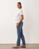 ASOS Maternity ASOS DESIGN Maternity slim fit mom jeans in lightwash blue - 2