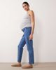 ASOS Maternity ASOS DESIGN Maternity slim fit mom jeans in mid blue - 3