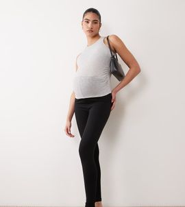 ASOS Maternity ASOS DESIGN Maternity soft touch leggings in black