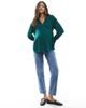 ASOS Maternity ASOS DESIGN Maternity soft wrap shirt in olive-Green - 2