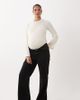 ASOS Maternity ASOS DESIGN Maternity straight wide leg jeans in black - 1