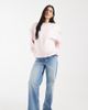 ASOS Maternity ASOS DESIGN Maternity wide leg dad jeans in authentic mid blue - 1