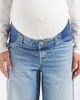 ASOS Maternity ASOS DESIGN Maternity wide leg dad jeans in authentic mid blue - 4