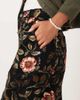 ASOS Petite ASOS DESIGN Petite barrel leg corduroy pants in floral print-Multi - 3