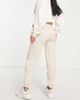ASOS Petite ASOS DESIGN Petite basic slim sweatpants in oatmeal heather-Neutral - 2