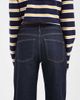 ASOS Petite ASOS DESIGN Petite comfort stretch straight leg jeans in rinse-Navy - 4