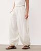 ASOS Petite ASOS DESIGN Petite cotton nylon blend pull on balloon pants in polka dot-Multi - 4