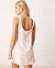 ASOS Petite ASOS DESIGN Petite embroidery trapeze mini dress in baby pink-Neutral - 2