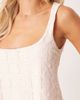 ASOS Petite ASOS DESIGN Petite embroidery trapeze mini dress in baby pink-Neutral - 3