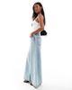 ASOS Petite ASOS DESIGN Petite high waist wide leg jeans in vintage wash-Blue - 2
