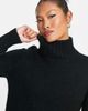 ASOS Petite ASOS DESIGN Petite knit mini dress with high neck in black - 2