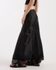 ASOS Petite ASOS DESIGN Petite lace hem fishtail maxi skirt in black - 3
