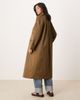 ASOS Petite ASOS DESIGN Petite longline trench coat khaki-Green - 3