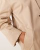 ASOS Petite ASOS DESIGN Petite longline trench in stone-Neutral - 3