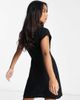 ASOS Petite ASOS DESIGN Petite nipped-in waist mini dress in black - 2