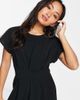 ASOS Petite ASOS DESIGN Petite nipped-in waist mini dress in black - 3
