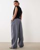 ASOS Petite ASOS DESIGN Petite pull-on pants in dusky blue - 3