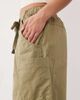 ASOS Petite ASOS DESIGN Petite pull on barrel pants in khaki-Green - 4