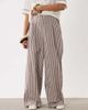 ASOS Petite ASOS DESIGN Petite seersucker volume pants in gingham-Multi - 2
