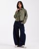 ASOS Petite ASOS DESIGN Petite short cotton harrington jacket in khaki-Green - 2