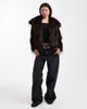 ASOS Petite ASOS DESIGN Petite short faux fur jacket in chocolate-Brown - 3