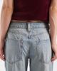 ASOS Petite ASOS DESIGN Petite slim barrel jeans in vintage wash-Blue - 4