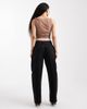 ASOS Petite ASOS DESIGN Petite slim barrel jeans in washed black - 2