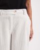 ASOS Petite ASOS DESIGN Petite slim leg pants in cord in cream-White - 4