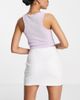 ASOS Petite ASOS DESIGN Petite split front tennis skort in white - 3