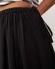 ASOS Petite ASOS DESIGN Petite tie waist soft crinkle maxi skirt in black - 4
