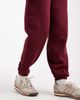 ASOS Petite ASOS DESIGN Petite ultimate cuffed brushback sweatpants in burgundy-Red - 3