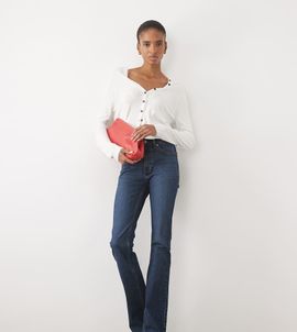 ASOS Tall ASOS DESIGN Tall bootcut flare jean in dark mid blue
