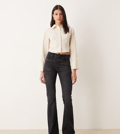 ASOS Tall ASOS DESIGN Tall bootcut jeans in black