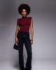 ASOS Tall ASOS DESIGN Tall bootcut jeans in blue black-Navy - 1