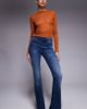 ASOS Tall ASOS DESIGN Tall bootcut jeans in dark mid wash-Blue - 1