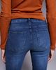 ASOS Tall ASOS DESIGN Tall bootcut jeans in dark mid wash-Blue - 4