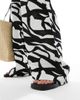 ASOS Tall ASOS DESIGN Tall cheesecloth tie waist wide pull on pants in print-Multi - 3